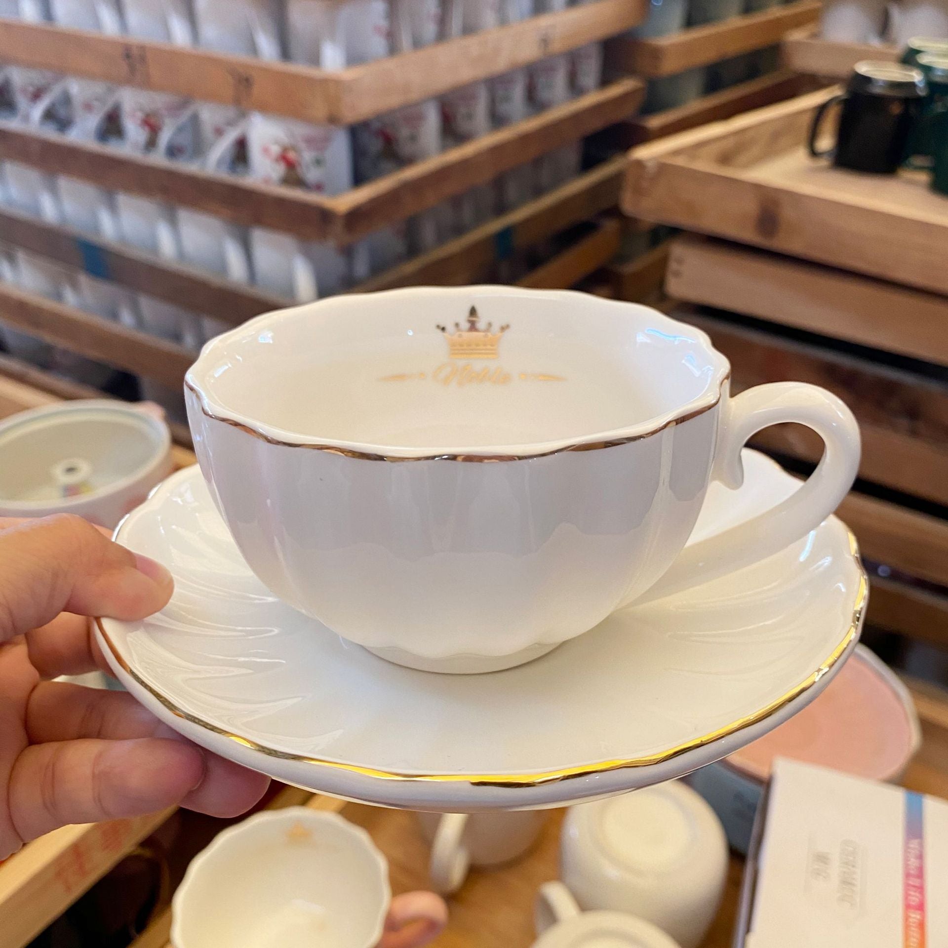 Luxurious Ceramic Coffee-Tea Cup Set