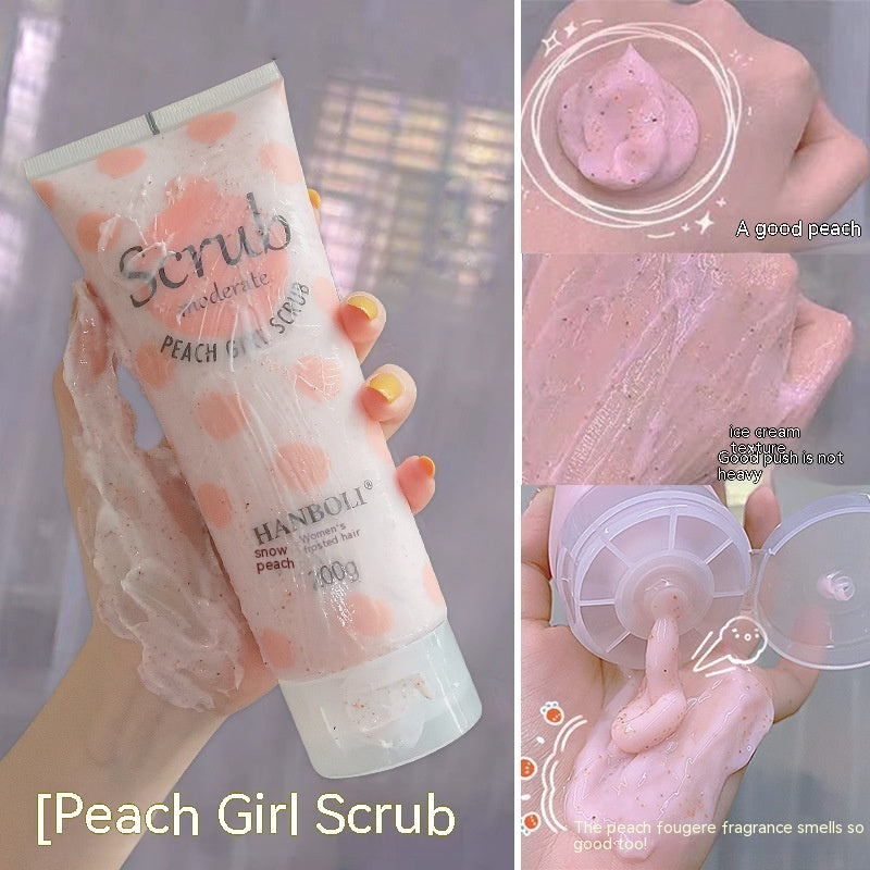 Peach Body Scrub & Lotion Cream