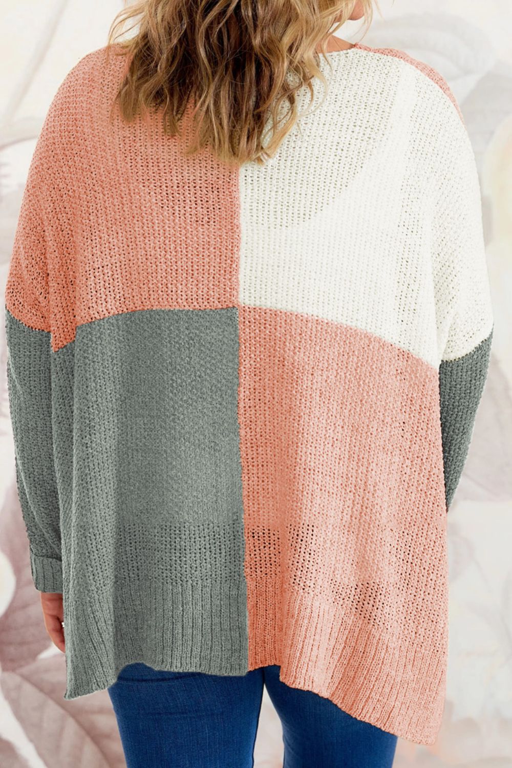 Always Ahead Color Block Knit Sweater