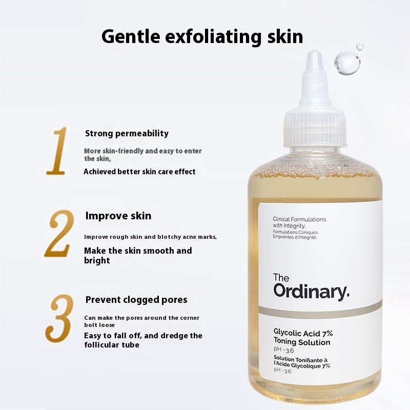 Ordinary Glycolic  Acid  7% Tonic Solution 240ml Blackhead Removal