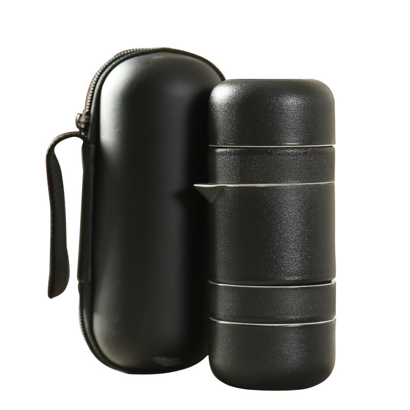 Korean Portable Stoneware Travel Tea Set