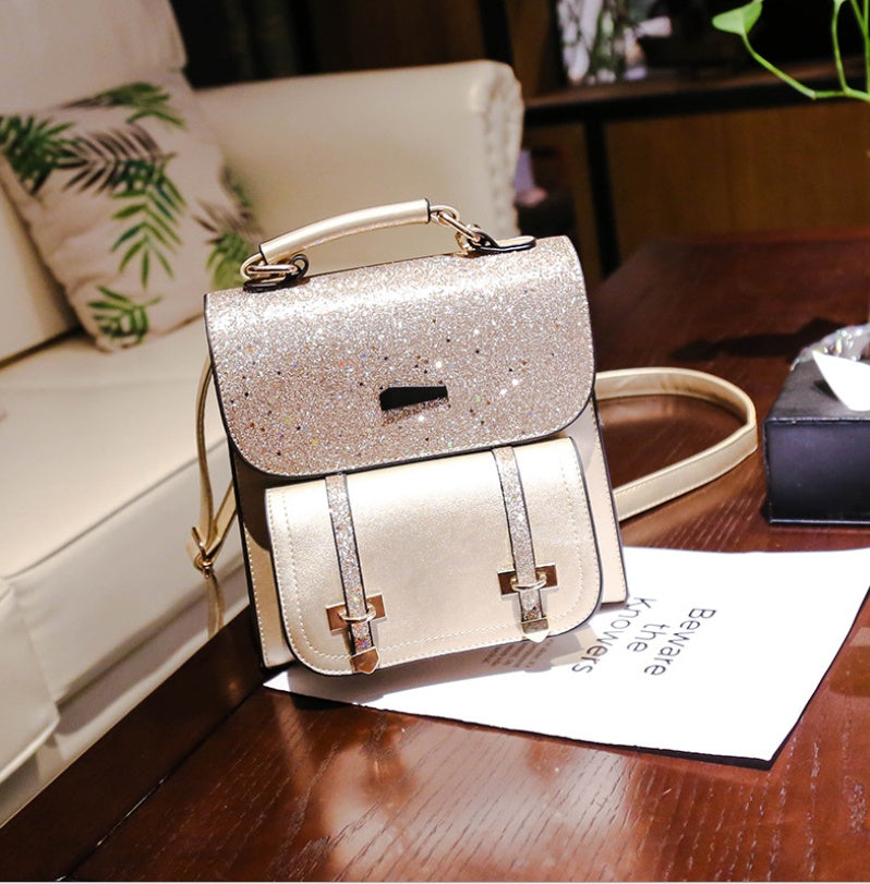 Boston Style Sequins Backpack