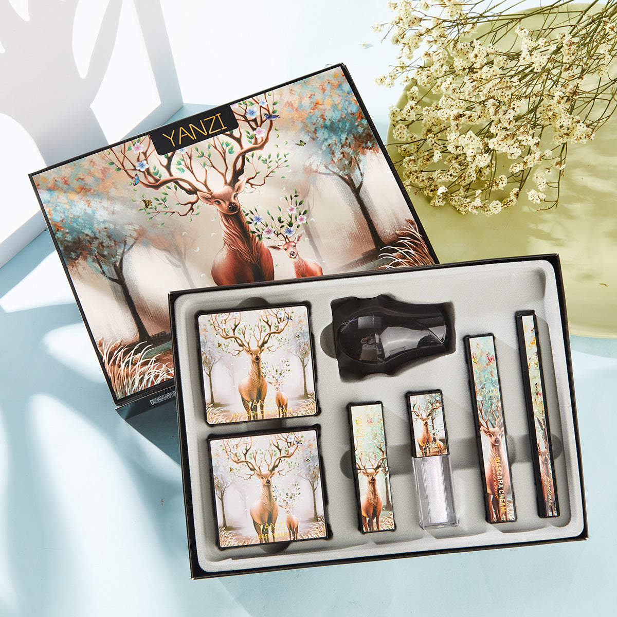 Seven-Piece Makeup Set Gift Box