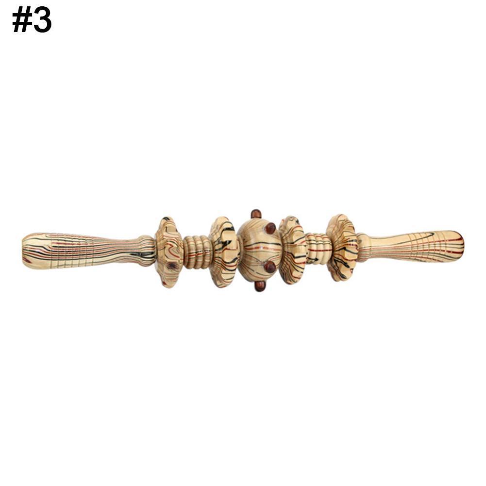 Full Body Muscle Massager Wooden Roller Stick