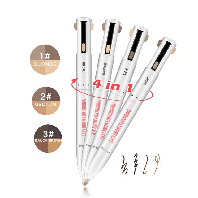 Rotating Ball-Point Portable Eyebrow Pen