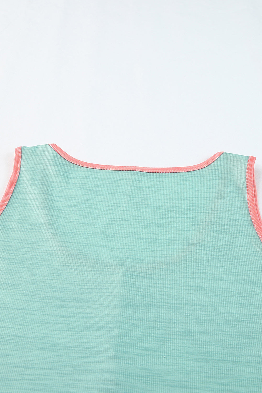 Leopard  Color Block Decorative Button Sleeveless Tank