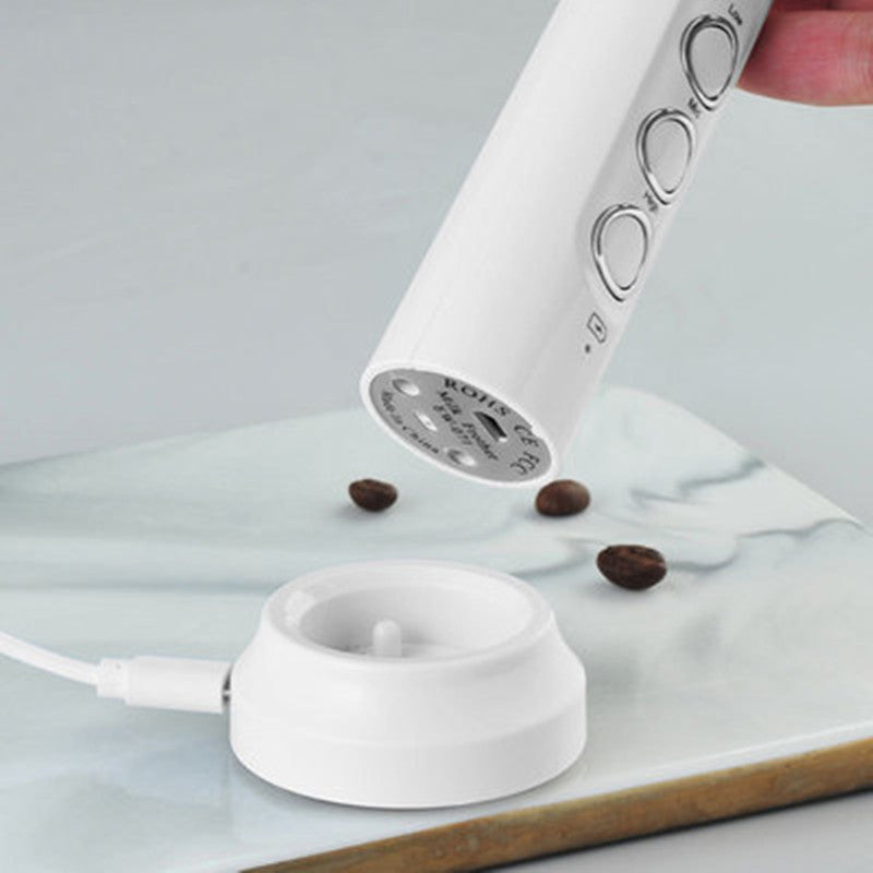 Rechargeable Electric Egg Beater Frother Mixer