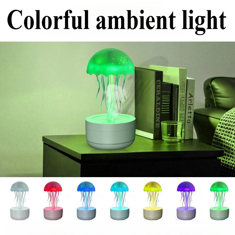 Colorful Jellyfish Humidifier Aromatherapy Fragrance Diffuser & Night Light
