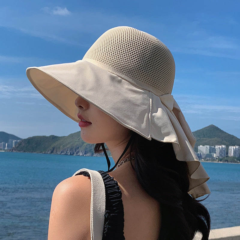 Large Brim Ruffle Hat