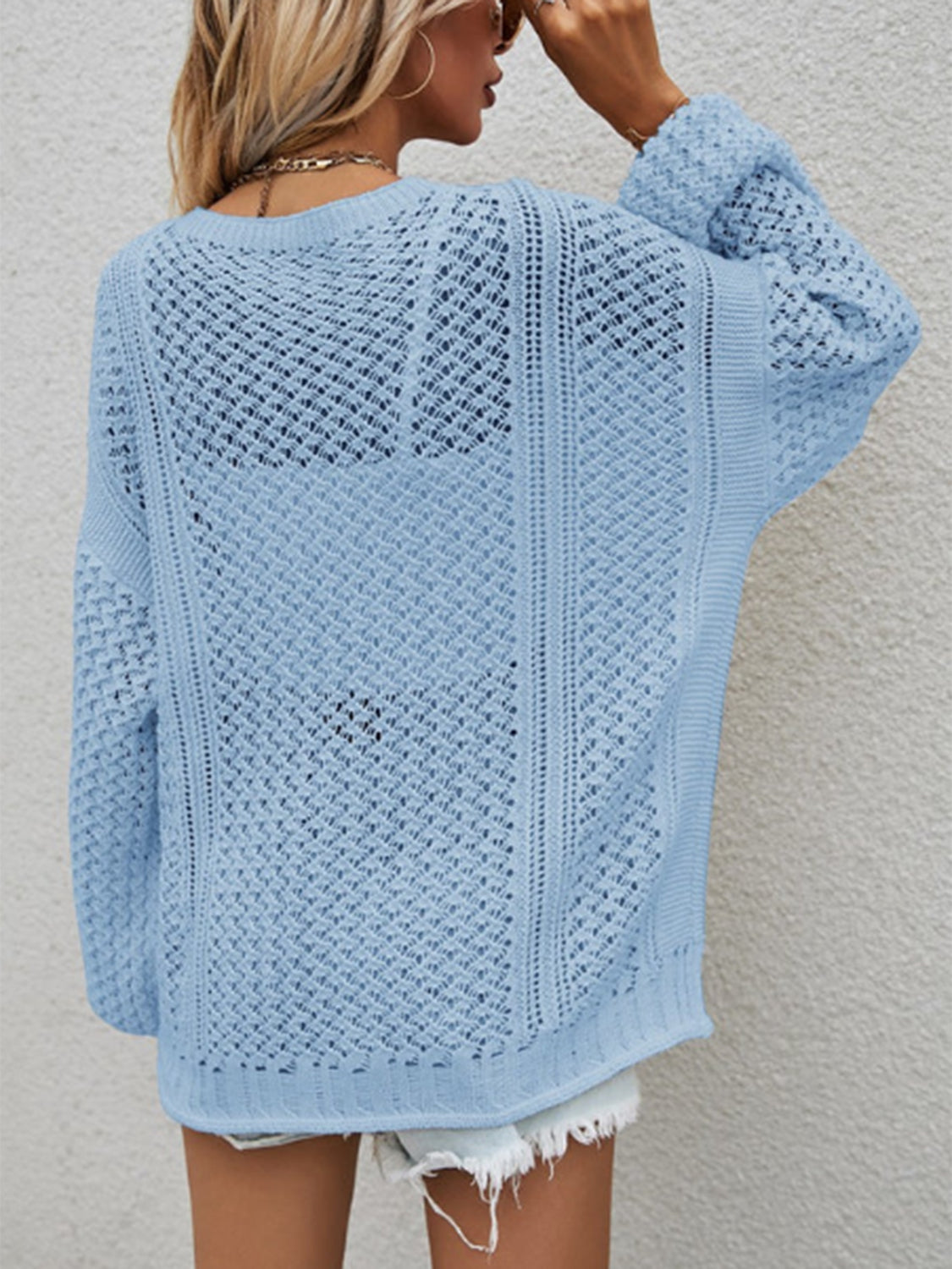 Let Me Love You Openwork Cardigan