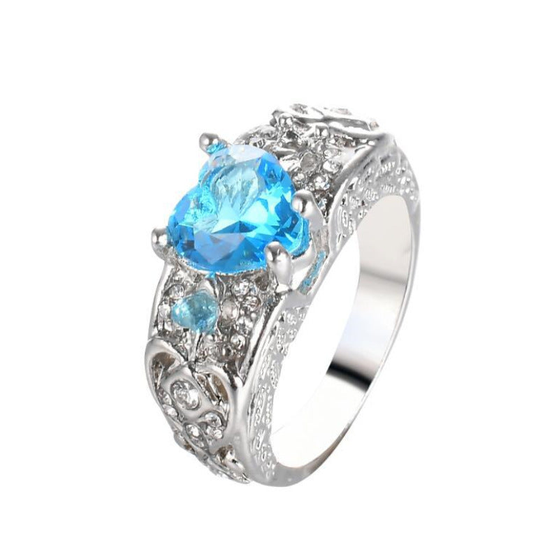 Princess Heart Shaped  Ring