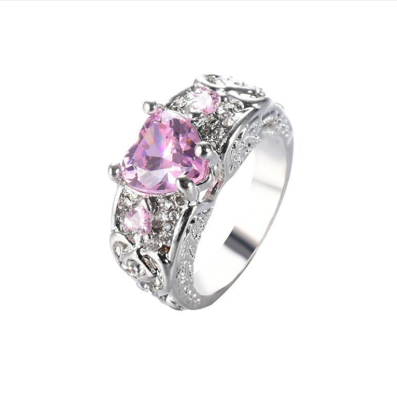 Princess Heart Shaped  Ring