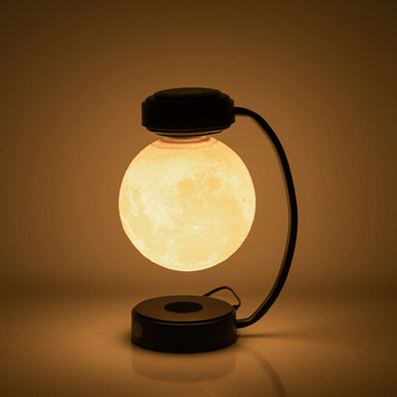3D LED Moon Night Light Rotating Floating Ball Lamp