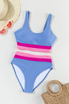 Sea Blue Mall Contrast Scoop Neck Two-Piece Swim Set Ship From Overseas SYNZ SeaBlueMall.com