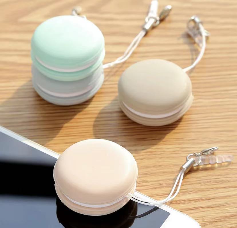 Macaron Shape Screen Glasses Lens Cleaner Keychain