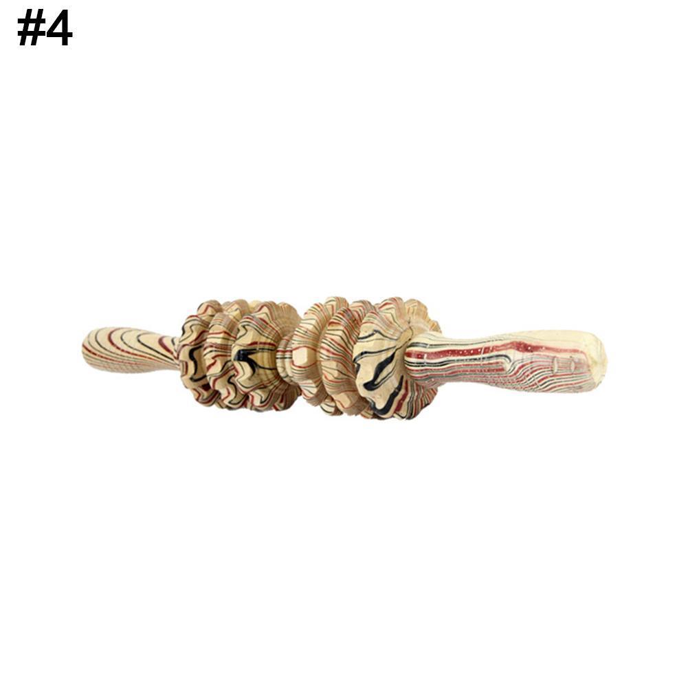 Full Body Muscle Massager Wooden Roller Stick