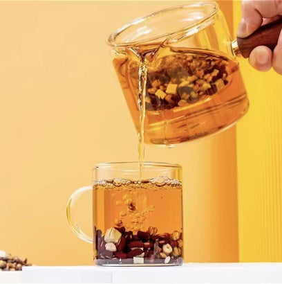 Nourishing Five Fingered Poria Job's Tears Peach Tea