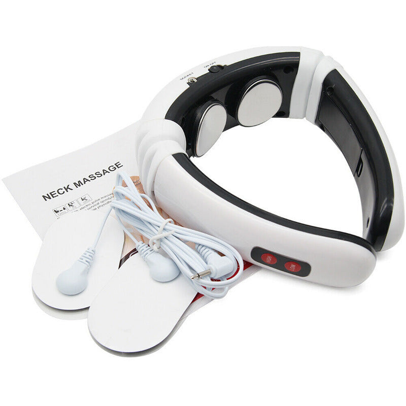 Neck Massager Device with 2 Electrode Pads