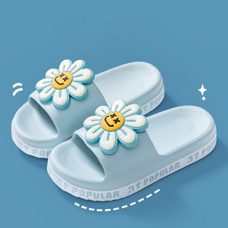Cute Daisy Flower Anti-Slip Thick Sole Sandals