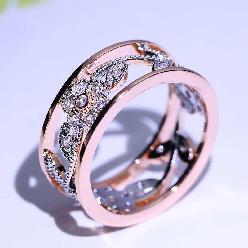 Diamond Lucky Flower Ring
