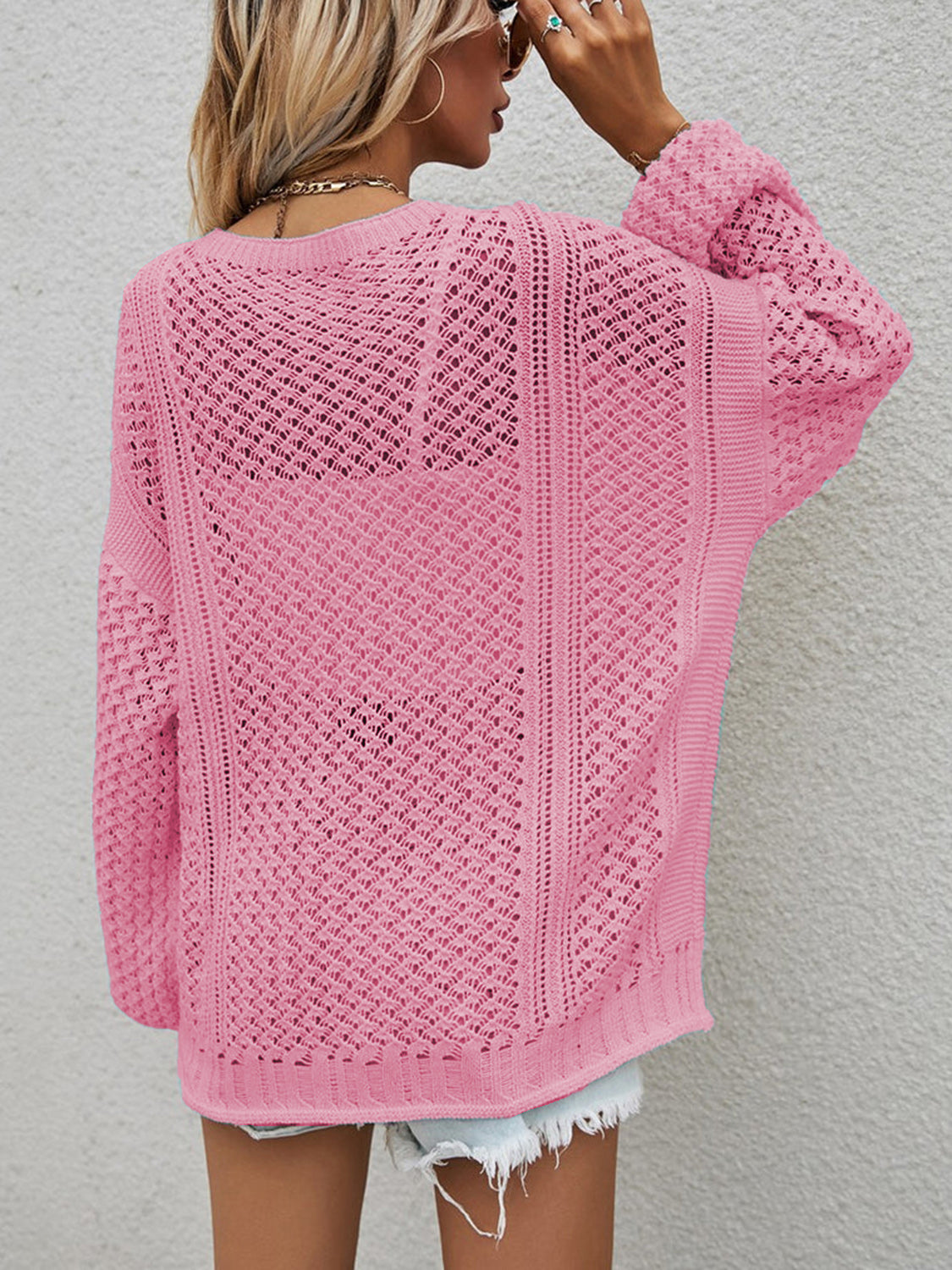 Let Me Love You Openwork Cardigan