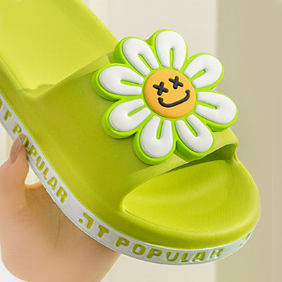 Cute Daisy Flower Anti-Slip Thick Sole Sandals