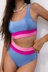 Sea Blue Mall Contrast Scoop Neck Two-Piece Swim Set Ship From Overseas SYNZ SeaBlueMall.com