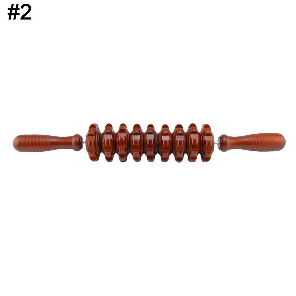 Full Body Muscle Massager Wooden Roller Stick