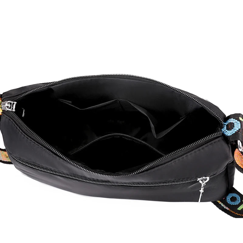 LOVE Crossbody Bag Waterproof Oxford Shoulder Travel Bag