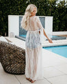 Sea Blue Mall Lace Crochet Bikini Lady Cover Up Kimono Cardigan  SeaBlueMall.com