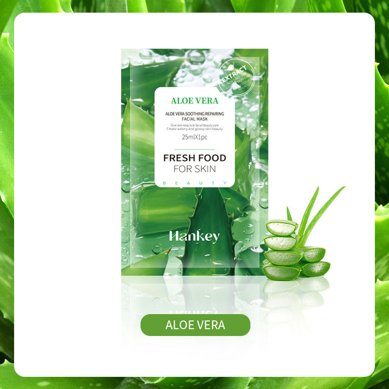 Fresh Food 4-Piece Masks - Aloe, Lemon, Red Pomegranate & Honey