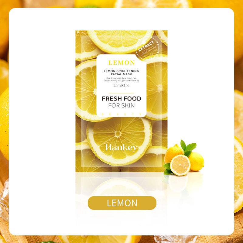 Fresh Food 4-Piece Masks - Aloe, Lemon, Red Pomegranate & Honey