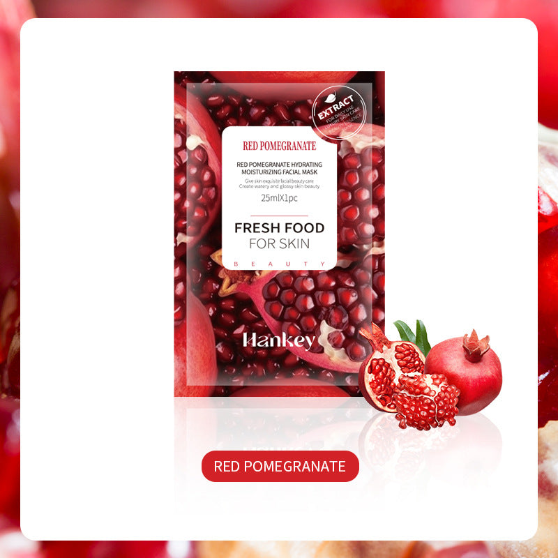 Fresh Food 4-Piece Masks - Aloe, Lemon, Red Pomegranate & Honey