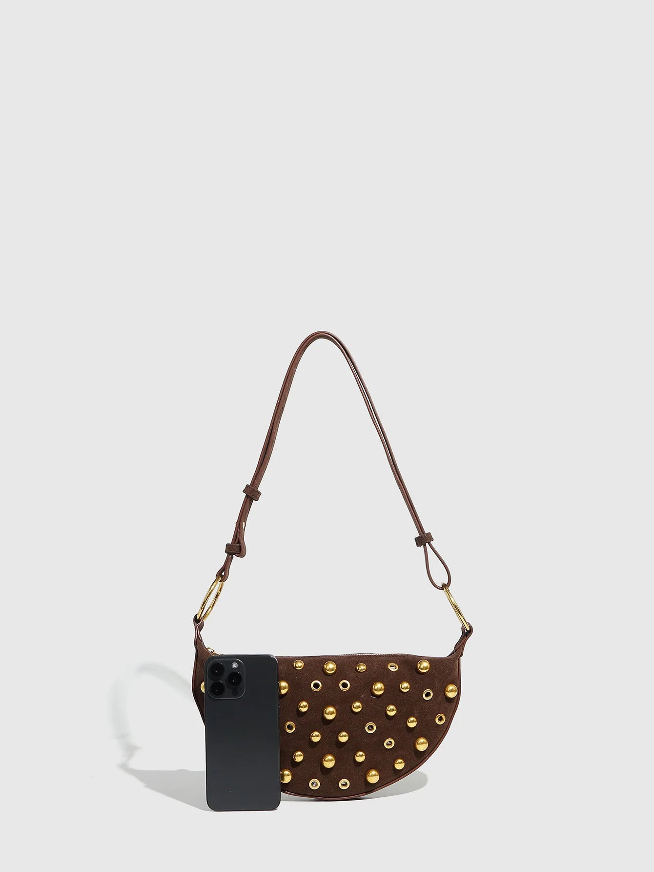 Designer Rivet Polka Dot Studded crossbody Bags