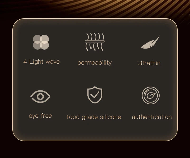 Infrared Red Blue Yellow 4 Colors Light Therapy Anti-Aging Photon Rejuvenation Soft Silicone LED Face Mask