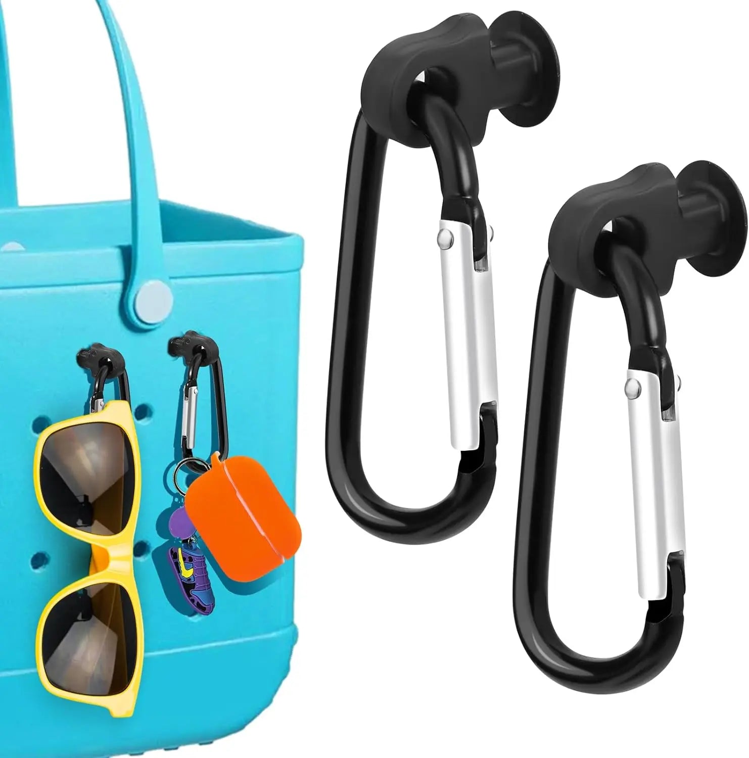 Bogg Beach Tote Bag  Key Holder Insert Charm