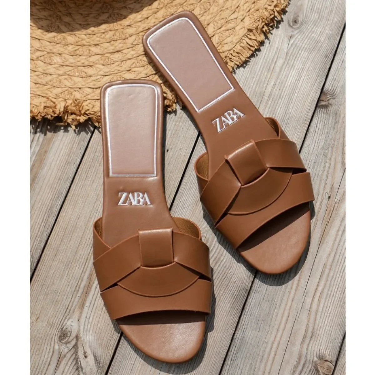 Cross Solid Color Fashion Sandals