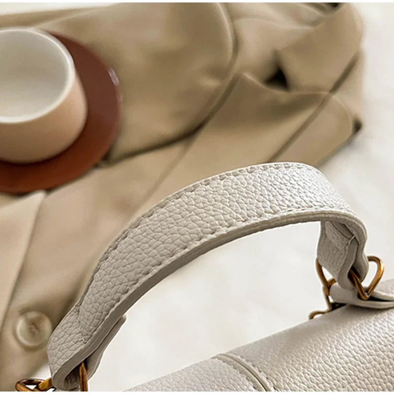 Gold Lock Luxury Design Handbag