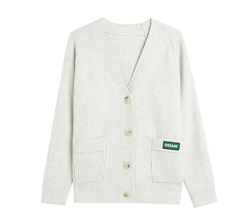 Elegant Sweater  V-neck  Cardigan Jacket