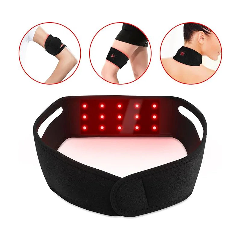Red Light Therapy Wearable Wrap Devices for Neck, Arms, Chin, Wrist - 660nm & 850nm