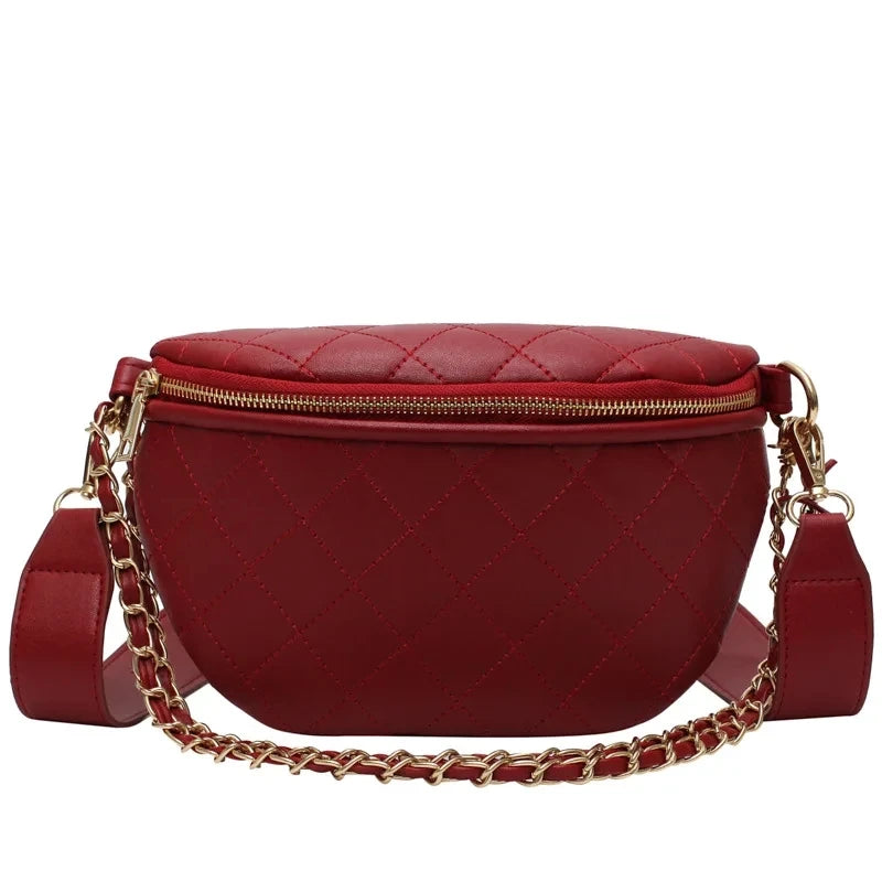 Luxury Brand Banana Crossbody Bag with Adjustable Shoulder Strap