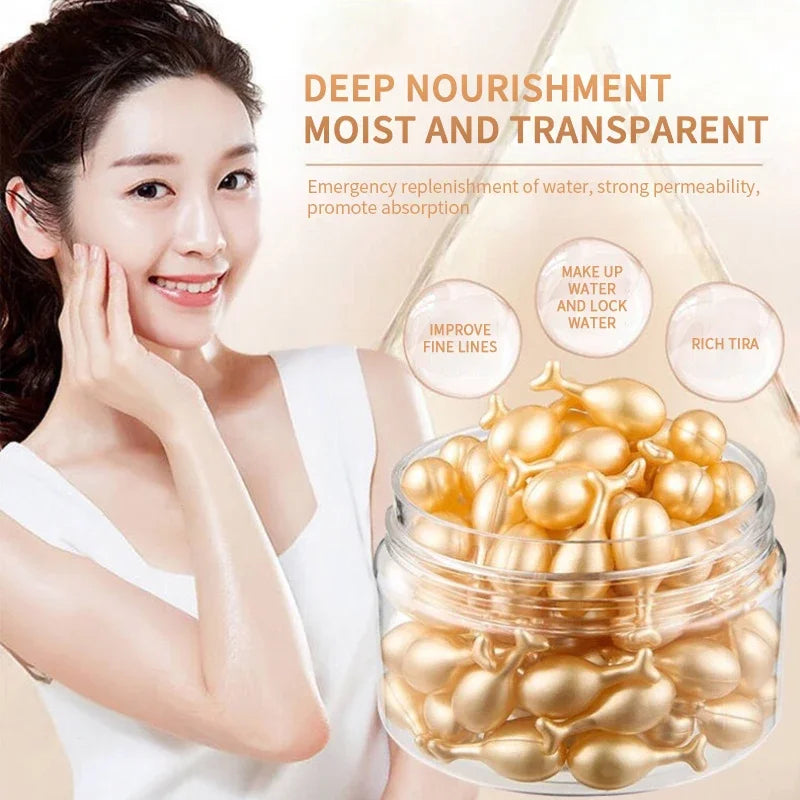 Hyaluronic Acid Capsules Facial Moisturizing Booster