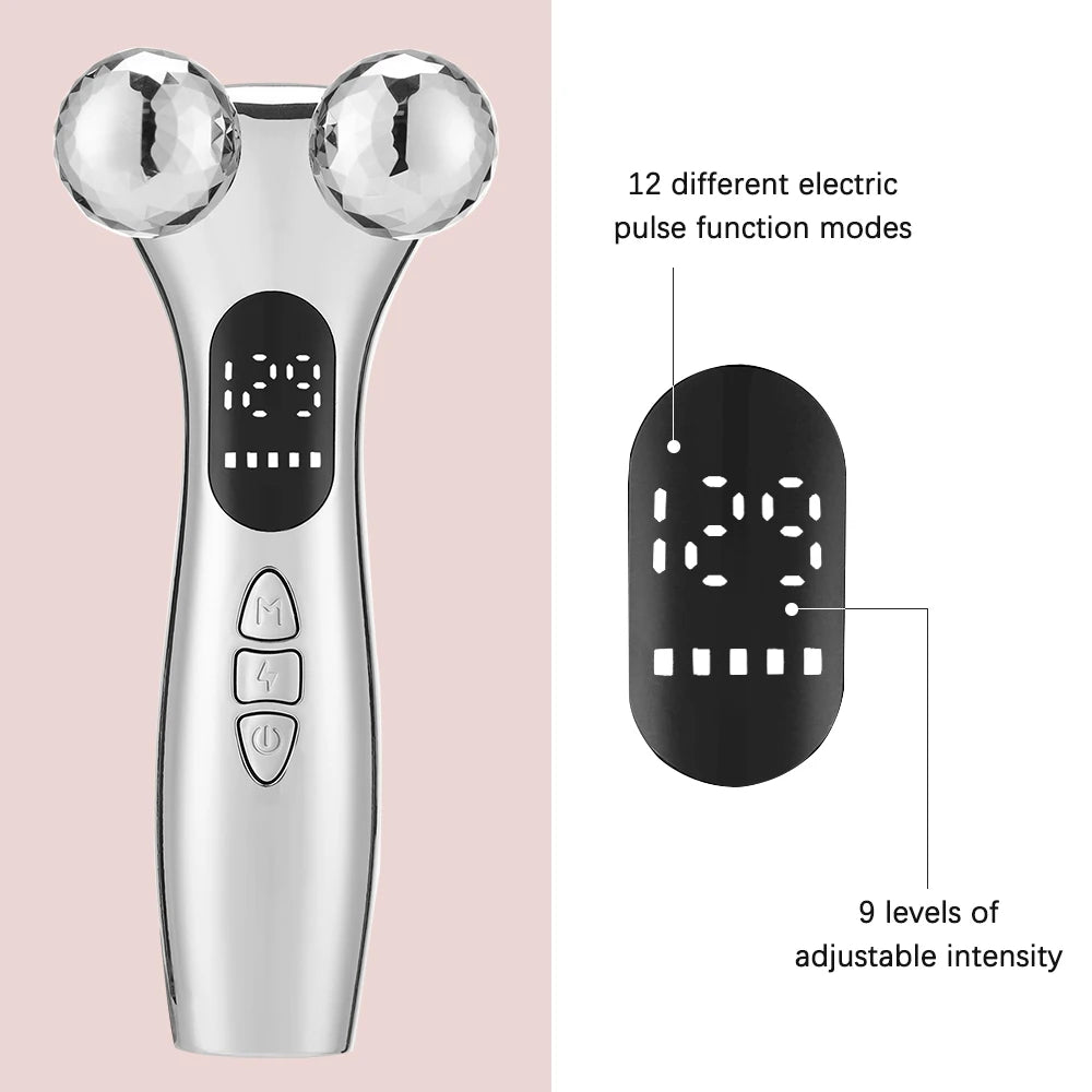 Face Lift Roller Micro-Current  Massager Beauty Device