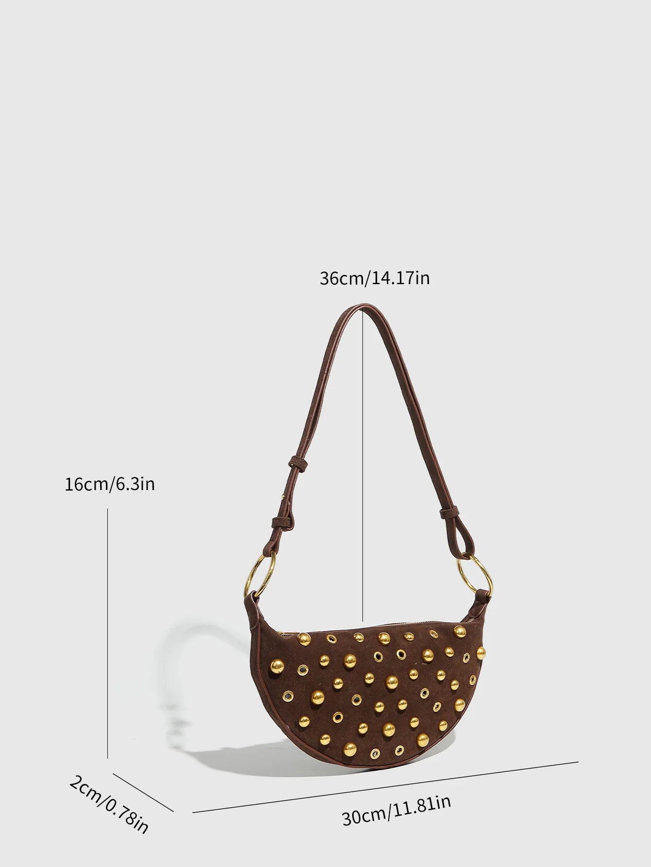 Designer Rivet Polka Dot Studded crossbody Bags