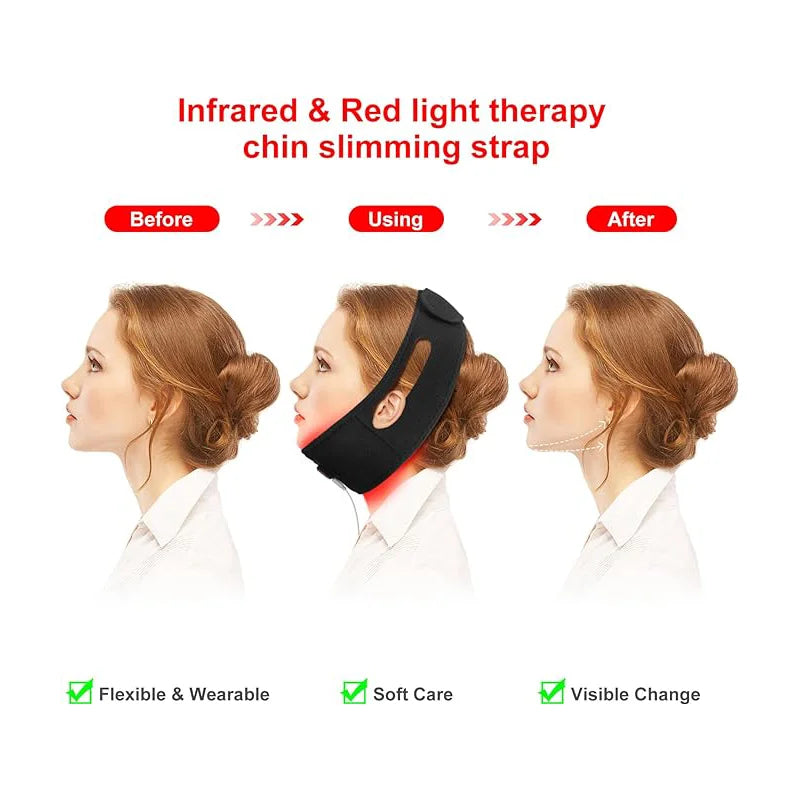 Red Light Therapy Wearable Wrap Devices for Neck, Arms, Chin, Wrist - 660nm & 850nm