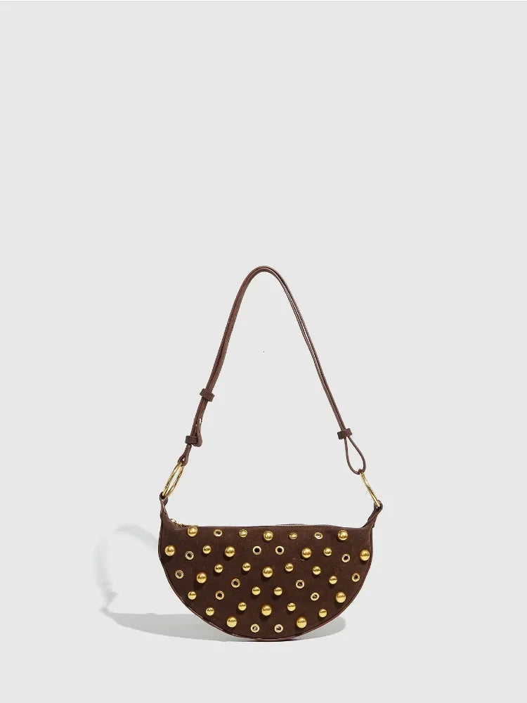 Designer Rivet Polka Dot Studded crossbody Bags