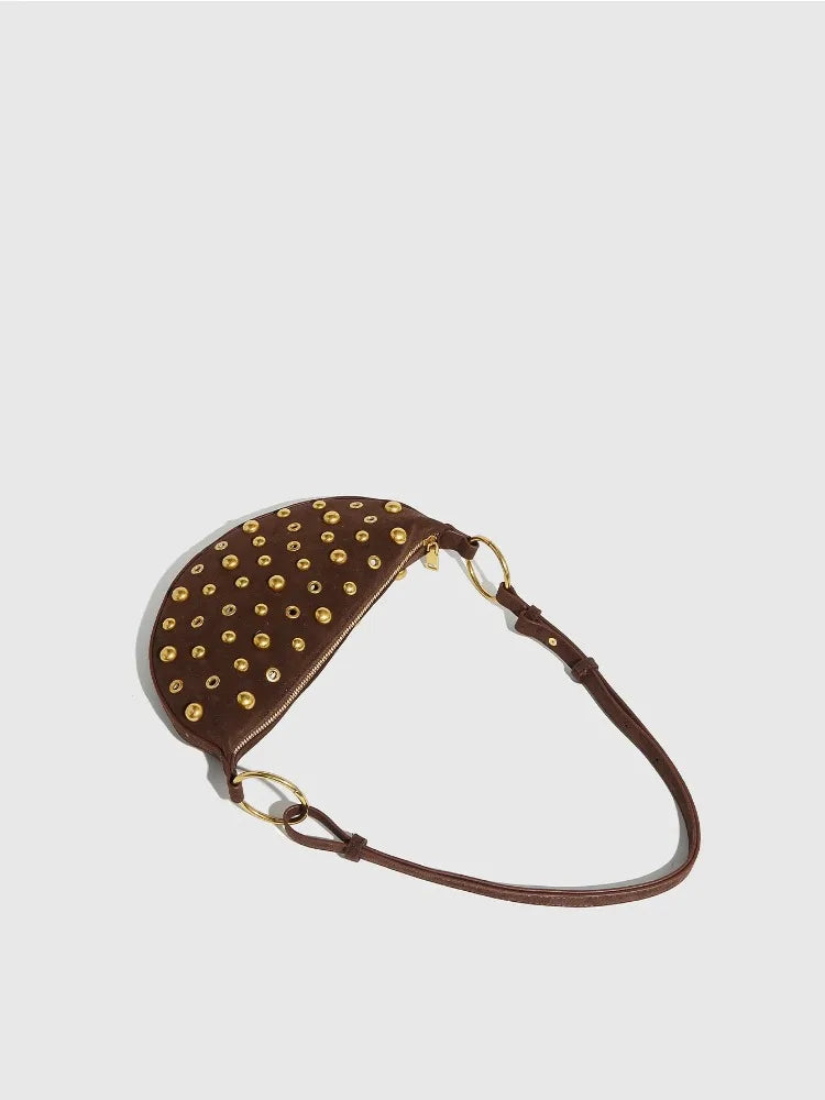 Designer Rivet Polka Dot Studded crossbody Bags