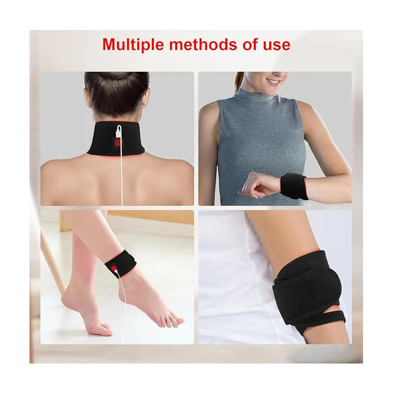 Red Light Therapy Wearable Wrap Devices for Neck, Arms, Chin, Wrist - 660nm & 850nm