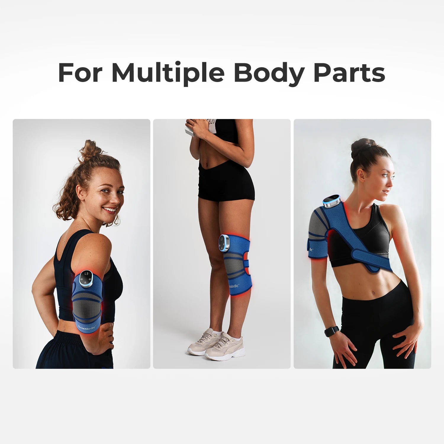 Red Light Therapy LED Joint Vibration Wireless Knee Massager