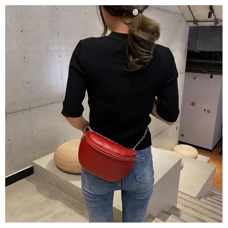 Luxury Brand Banana Crossbody Bag with Adjustable Shoulder Strap